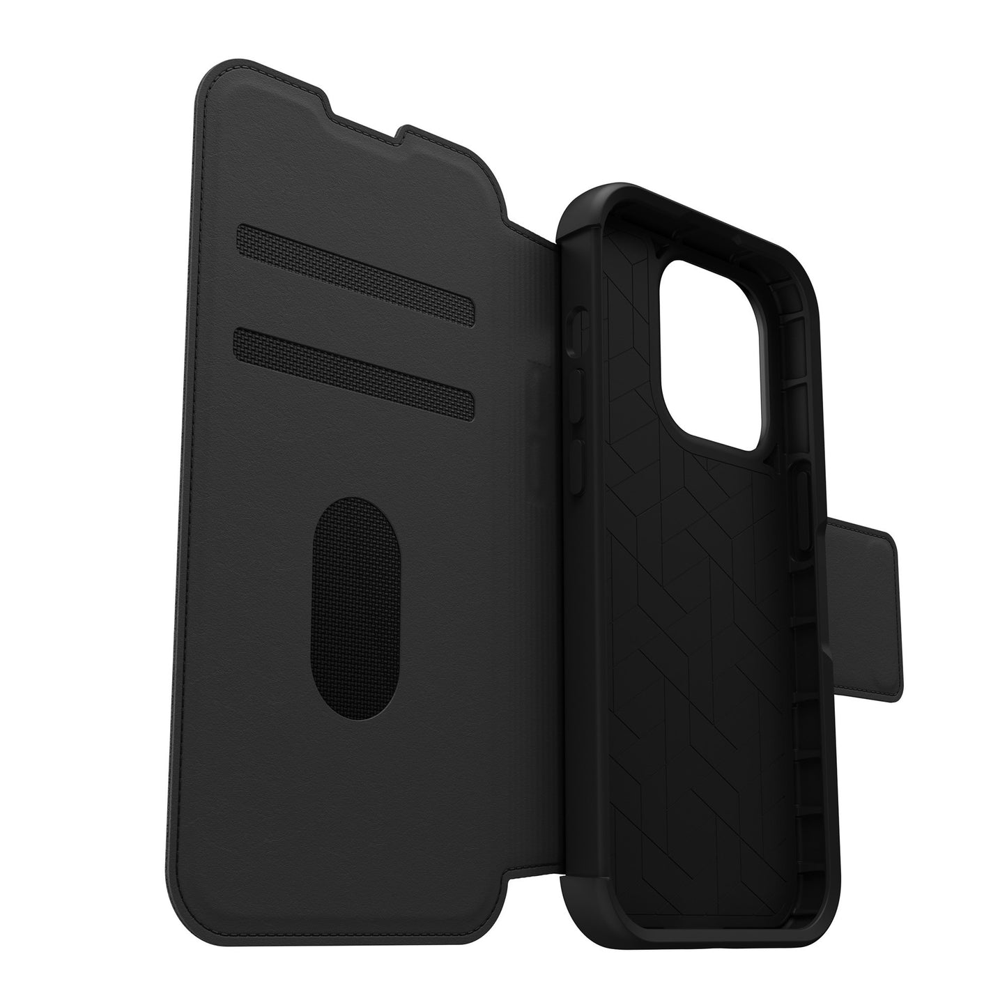 iPhone 14 Pro Otterbox Strada Leather Folio Case - Black (Shadow) - 15-10321