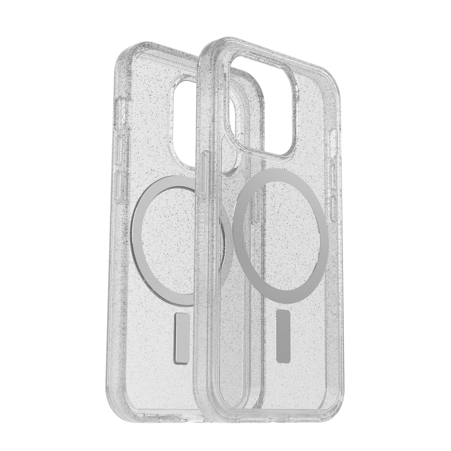 iPhone 14 Pro Otterbox Symmetry+ w/ MagSafe Clear Series Case - Silver (Stardust) - 15-10327
