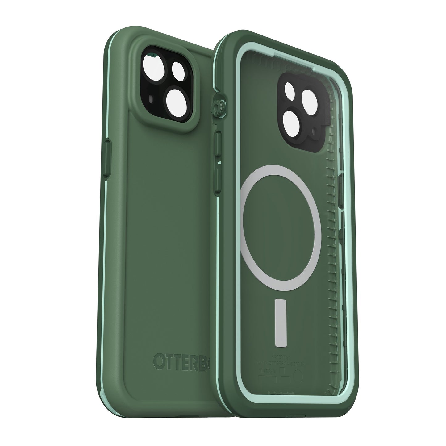 iPhone 14 Otterbox Fre MagSafe Case - Green (Dauntless) - 15-10354