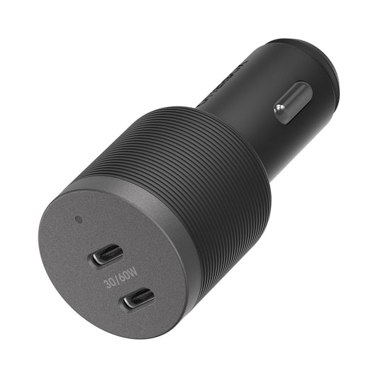 Otterbox 60W Dual Port 30W USB-C PD Premium Pro CLA Car Charger - Black - 15-10581