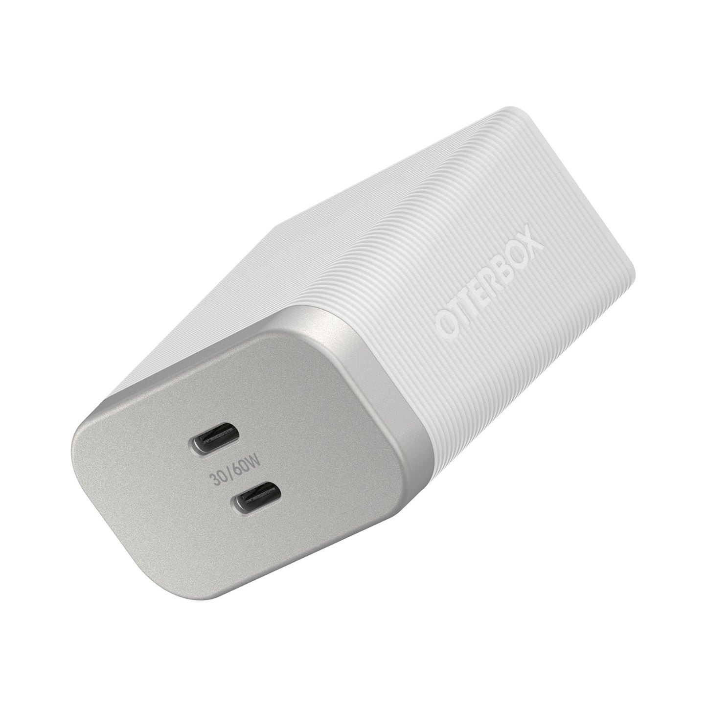 Otterbox 60W Dual Port 30W USB-C GAN Premium Pro Wall Charger - White - 15-10588
