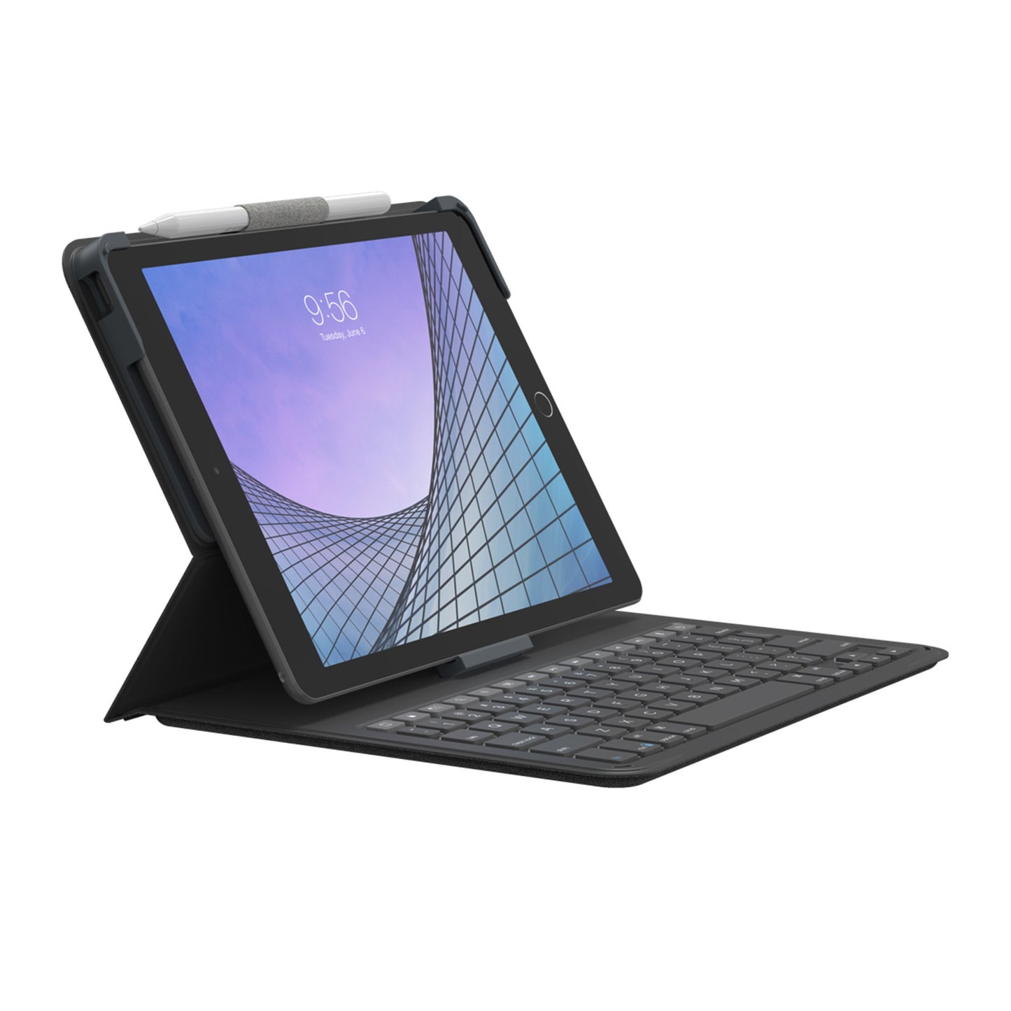iPad 10.9 2022 ZAGG Messenger Folio2 Case - Charcoal - 15-10957