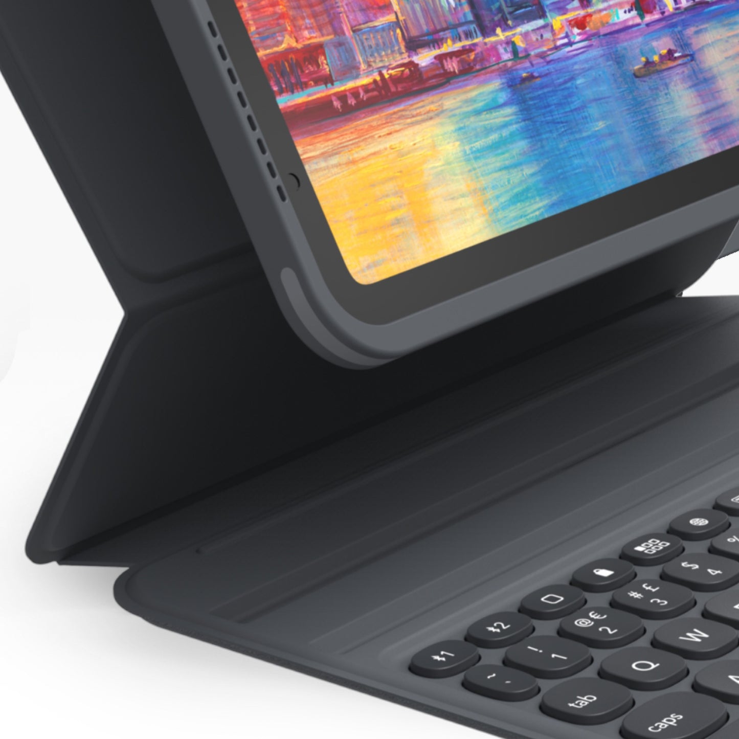 iPad 10.9 2022 ZAGG Pro Keys Keyboard - Charcoal - 15-10958