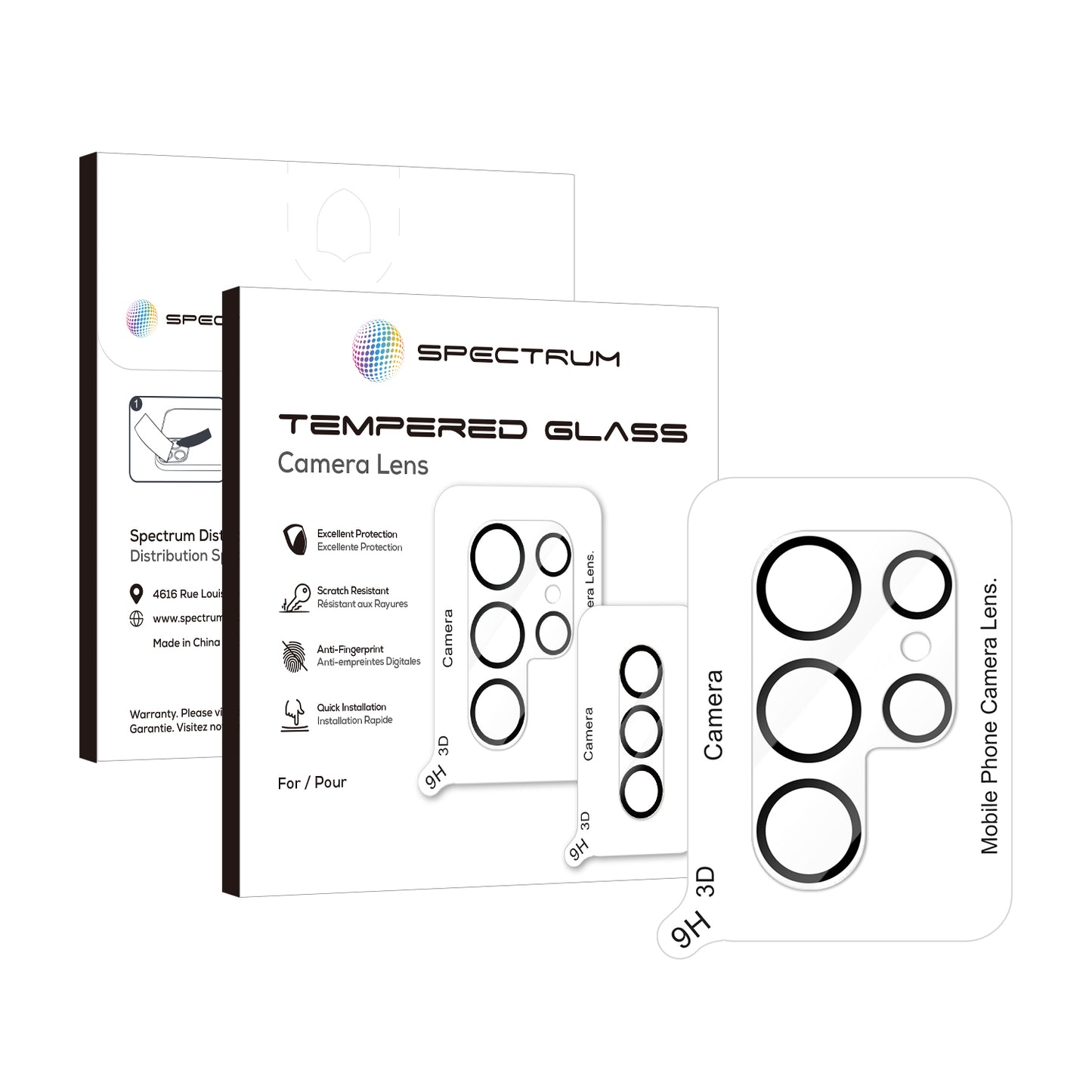 Samsung Galaxy S23 Ultra 5G Spectrum Glass Lens Protector - 15-10988