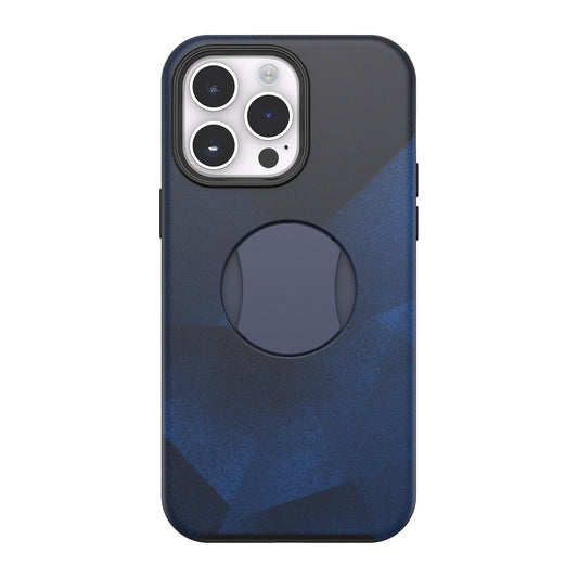 iPhone 14 Pro Max Otterbox OtterGrip Symmetry w/ MagSafe Series Case - Blue (Blue Storm) - 15-11057