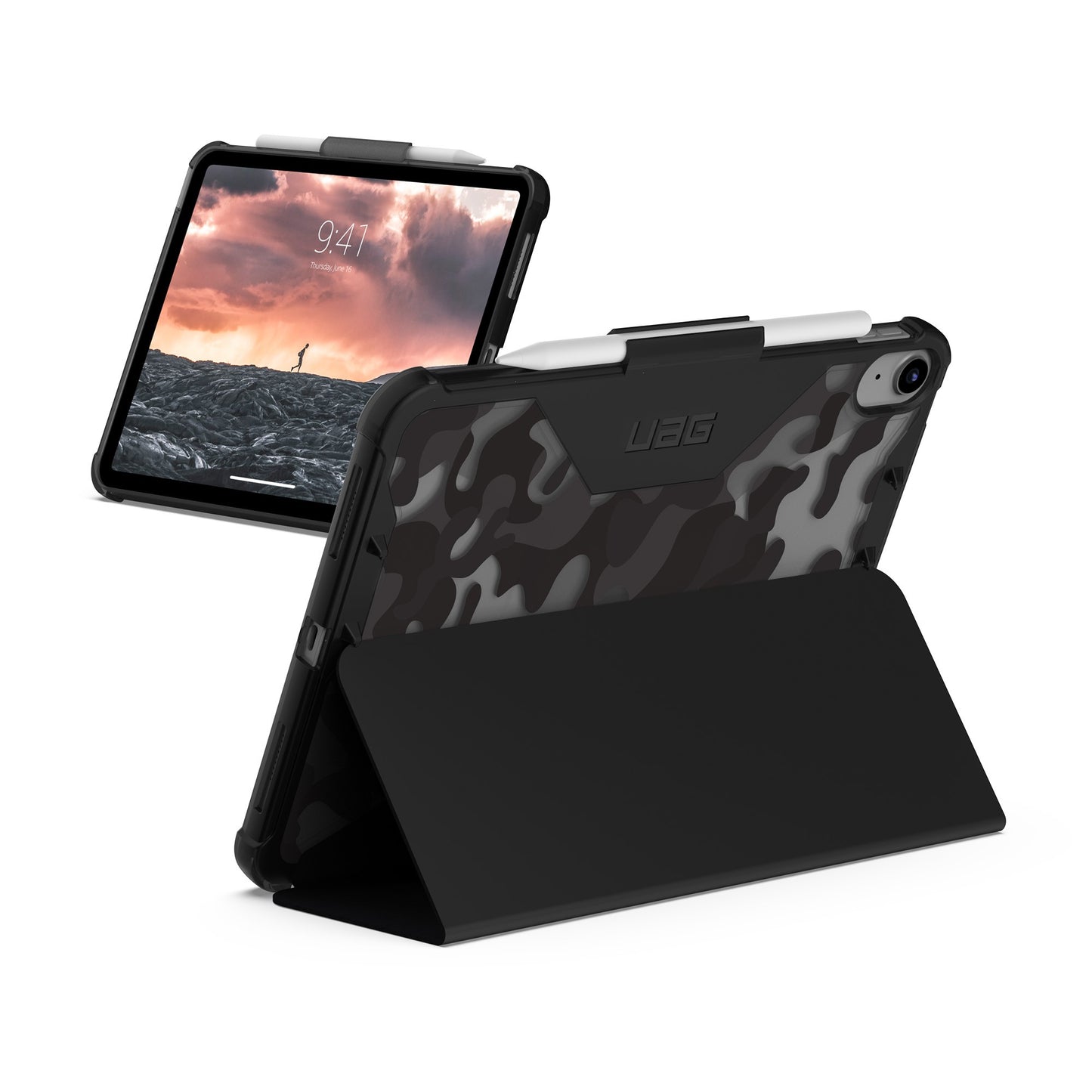 iPad 10.9 2022 UAG Plyo SE Series Case - Midnight Camo - 15-11161