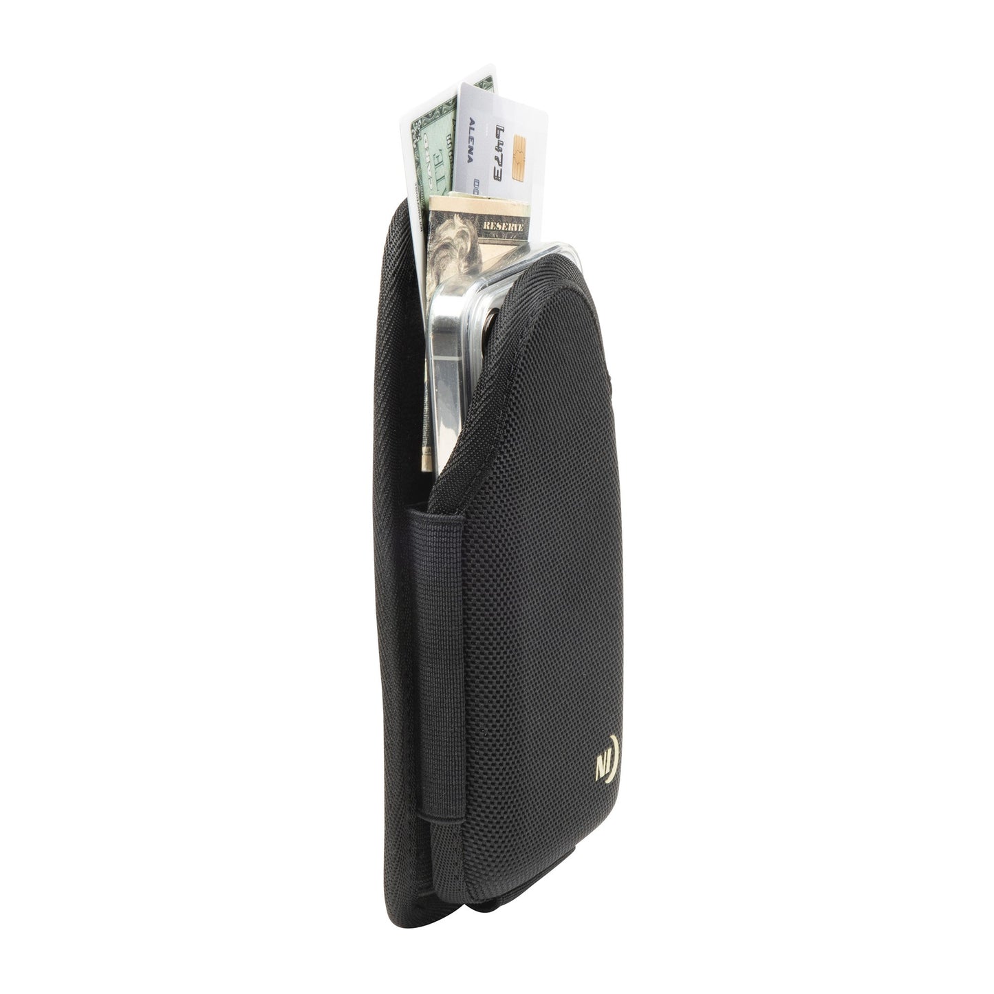 Universal Nite Ize Clip Case Hardshell QuickSlide Holster - XL - Black - 15-11172