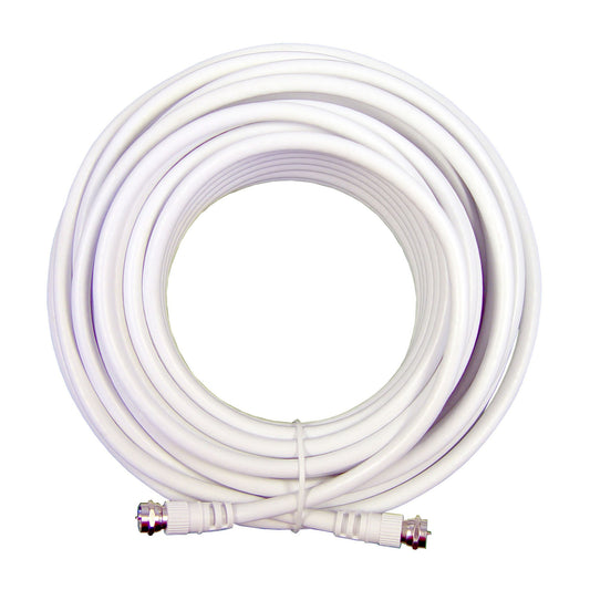 Wilson Cable 50 ft. white RG6 low loss coax cable - 670WI950650